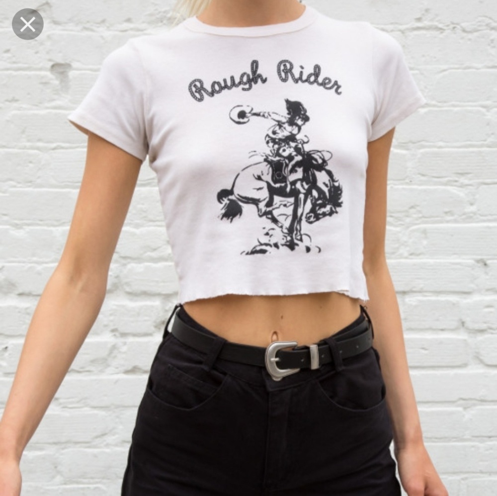 Brandy melville  rough rider top new with flaw